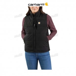 Carhartt Montana Reversible Relaxed Fit Insulated Vest Black | CA0001424