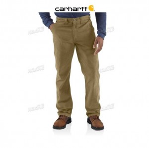 Carhartt Relaxed Fit Twill 5-Pocket Work Pant Dark Khaki | CA0001918